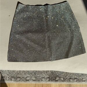 White Fox Sparkling Mini Skirt